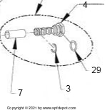 P1 Filter Retainer Snap Ring (P1-GC0061)