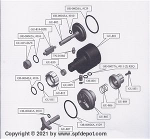 PMC-GU-804 PMC spray foam replacement part