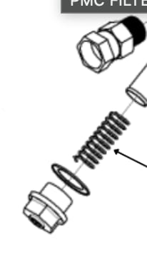 PMC-SP-00009A PMC wye strainer spring
