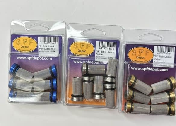 "B" Side Check Valve Assembly Aluminum