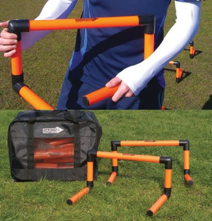 9" Folding Hurdle Set