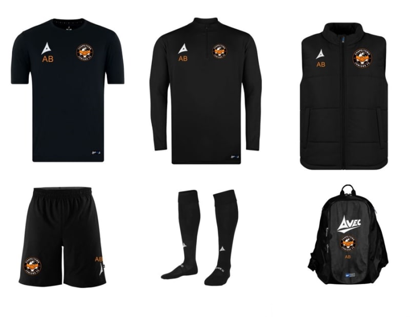 CJFC Essentials Pack- Gilet (Includes Players Pack & Backpack)