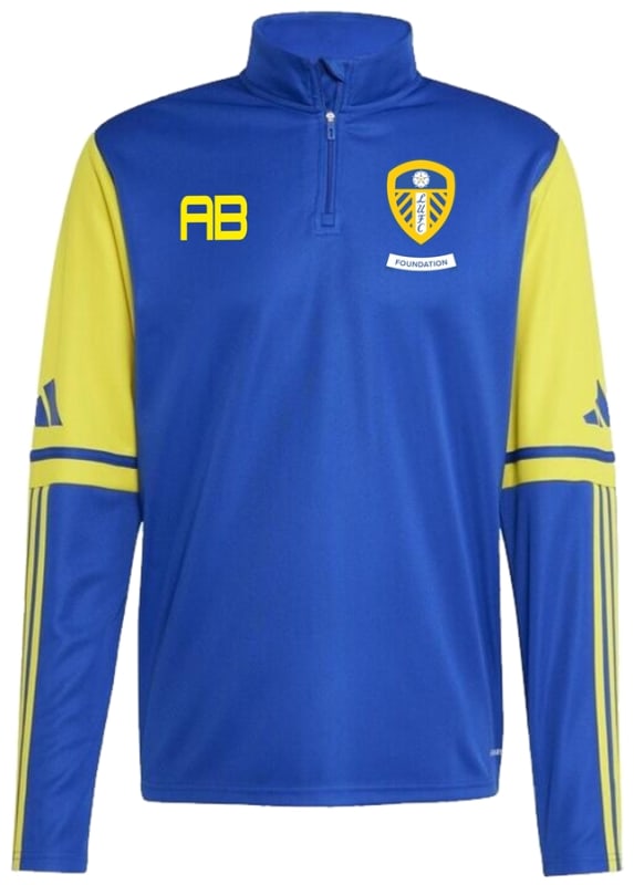 Leeds United Foundation  Adult 1/2 Zip