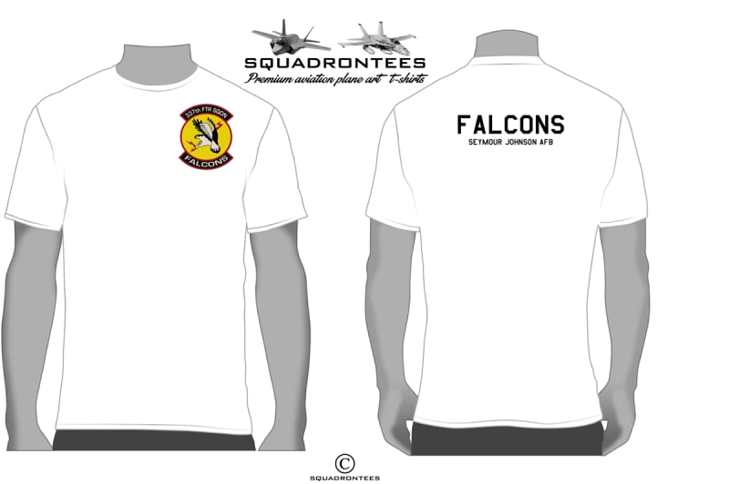 337th FS Ravens Squadron T-Shirt D2 - USAF Licensed Product