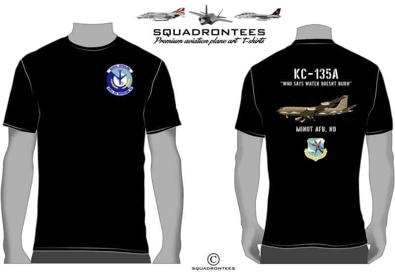 906th ARS KC-135A Squadron T-Shirt D-2, USAF Licensed Item