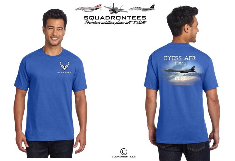 B-1 Dyess AFB Squadron T-Shirt D5, USAF Licensed Item