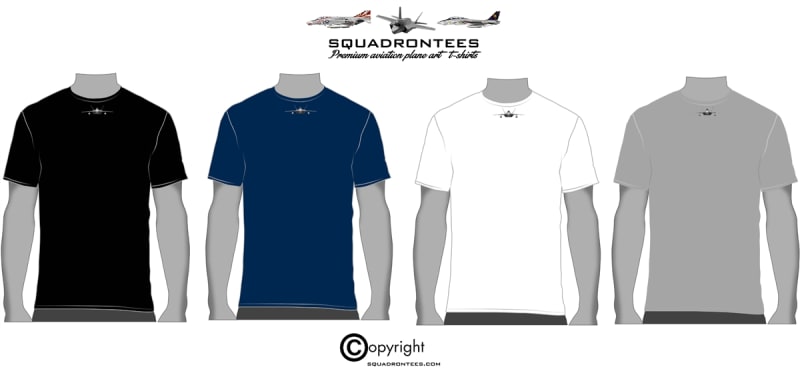 F-22 Raptor Neckline Squadron T-Shirt