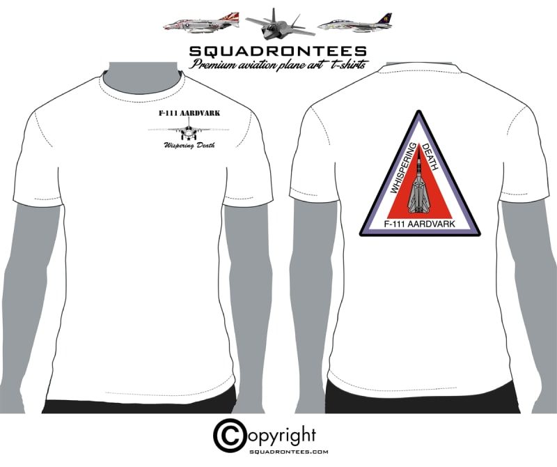 F-111 Aardvark Whispering Death Squadron T-Shirt