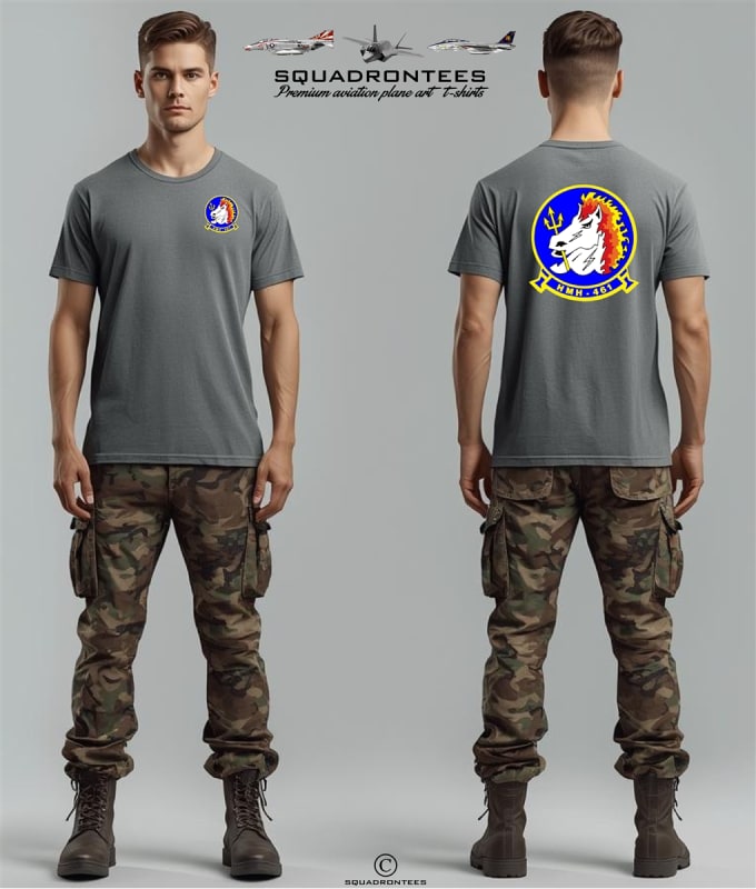 HMH-461 Ironhorse Squadron T-Shirt - USMC Licensed Item