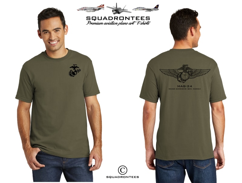 MAG-24 Squadron T-Shirt D2, USMC Licensed Item