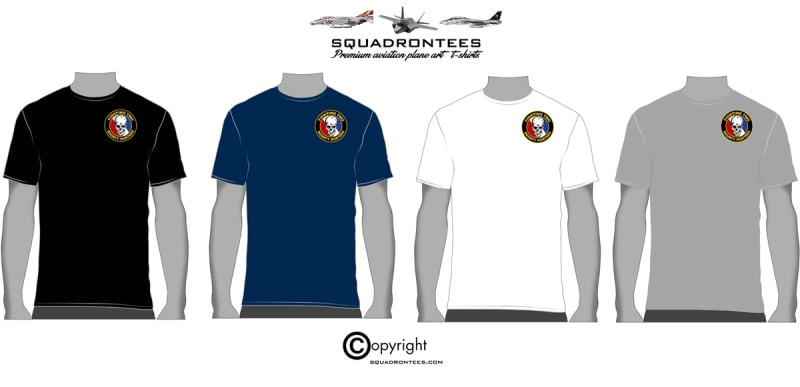 VF-11 Red Rippers Squadron T-Shirt D4 - USN Licensed Product