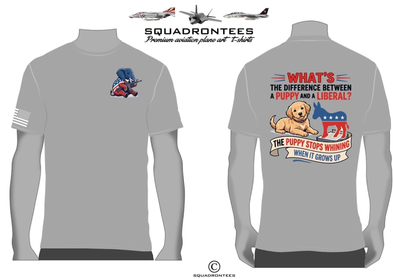 What the difference between a puppy and a liberal T-Shirt