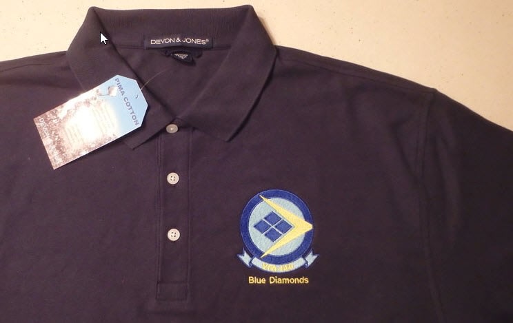 VFA-146 Blue Diamonds Squadron Polo Shirt - USN Licensed Product
