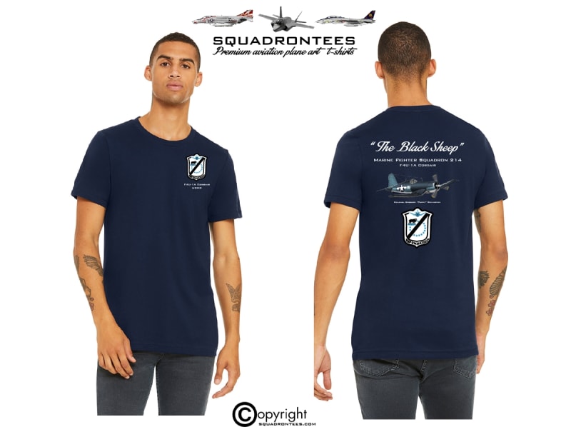 VMF-214 The BlackSheep F-4U Pappy Boyington, USN Licensed Product