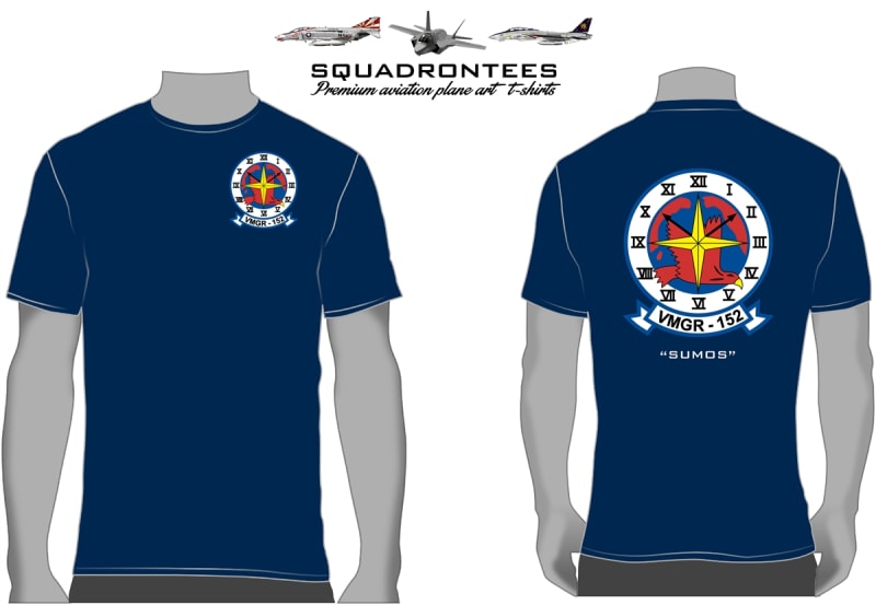 VMGR-152 Sumos Squadron T-Shirt D1, USMC Licensed Product