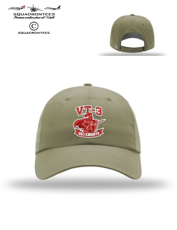 VT-3 Red Knights Squadron Hat, USN Licensed Item