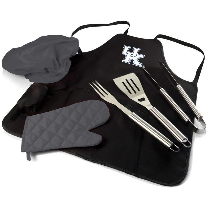 Kentucky Wildcats BBQ Apron Grill Set