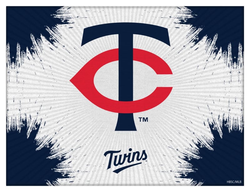 Minnesota Twins 24 X 32 inch Canvas Wall Art