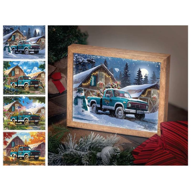 Jacksonville Jaguars Led Lite Box - Four Seasons Jacksonville Jaguars Led Lite Box - Four Seasons