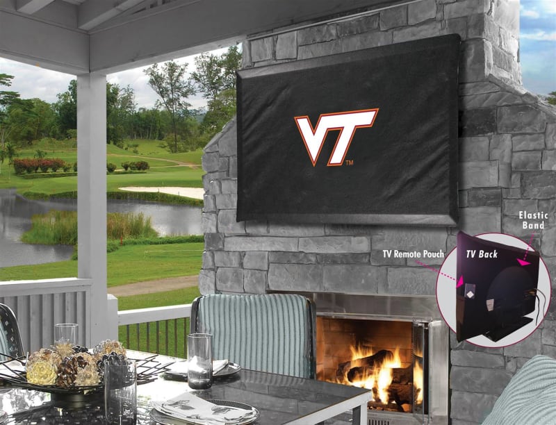 Virginia Tech University TV Cover for 40 in.-46 in. Screen