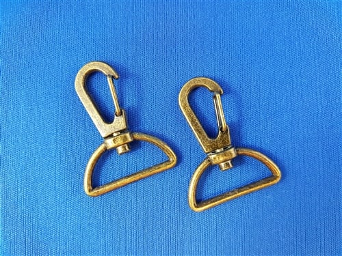 1 Swivel Snap Hooks Antique Brass -2 pack SSHAB01