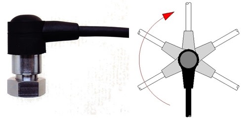 CMCP1100SR Swivel Mount Accelerometer
