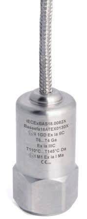 CMCP788A-I/IS Intrinsically Safe Precision Accelerometer, Top Exit, Armored Cable