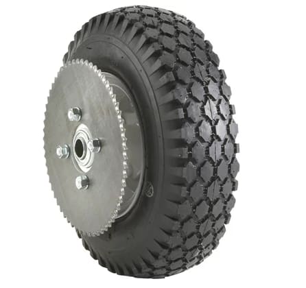 4.10 / 3.50-6   Rear Drive Wheel 72 Tooth Sprocket, Hub, Martin Wheel  Asembly 5/8 Precision Bearings