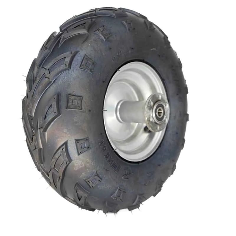 Mini Bike 145x70-6 Rear V-Tread Tire & Wheel Assembly, Coleman CT100