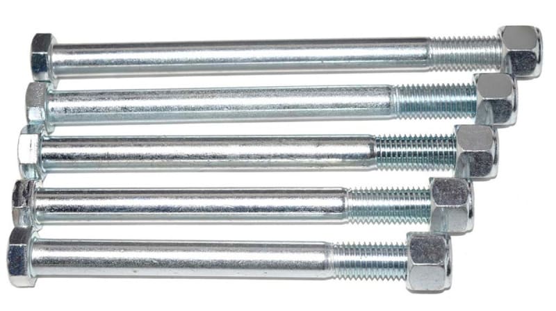 5/8 Mini BIke Axle Bolt Hardened Grade 5  Course Thread