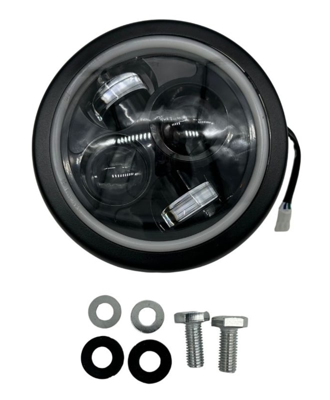 LED Headlight Fits The TrailMaster Hurricane 200 Pro Minibike only.  Does not fit MB200 or Hurricane 200X.