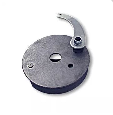 BRAKE ASSEMBLY, 4-1/2″, ROUND BACKING PLATE, ALUMINUM, 3/4″ BORE