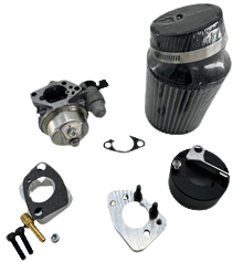 Carb Kit, 390 Carb to GX200, 6.5 Chinese OHV, & 212 Predator; Flat Mount