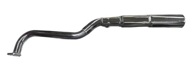 Chrome V2 Super Pipe Exhaust System, MB200 and Hurricane 200X