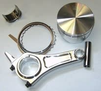 Forged Piston & Long Rod Combo for 2.835 Tillotson, 2 Ring