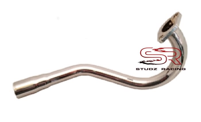 Chrome Down Draft Performance Exhaust Header Pipe, MB200