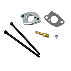 Vacuum Port Adapter/Spacer, Aluminum with Pulse Fitting, Manifold, GX200