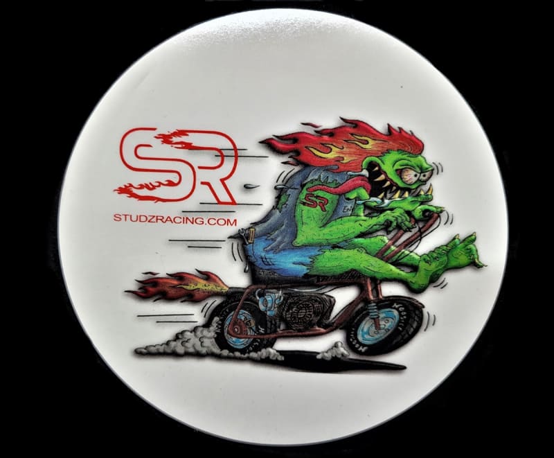 SR Screaming Green Zombie Sticker