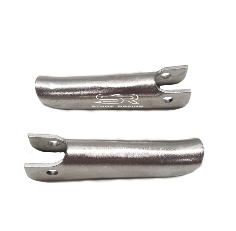 Ruttman  Style Vintage Foot Pegs Pair ( Stainless Steel)