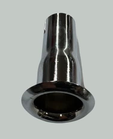 Chrome Trumpet  1", 1 5/16"