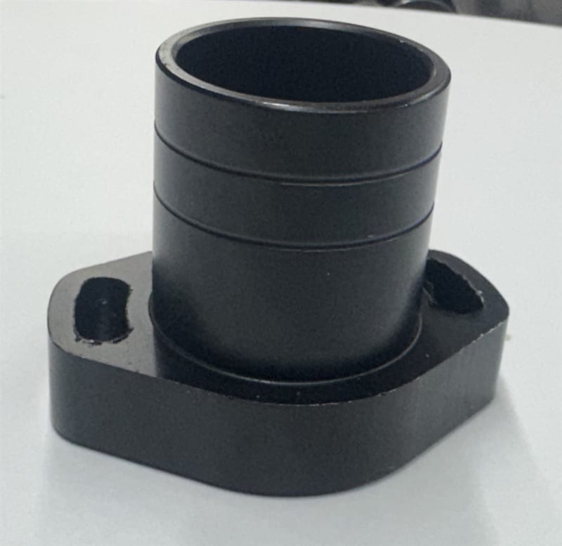 Extra Long CNC Machined Aluminum Shredder Head Intake