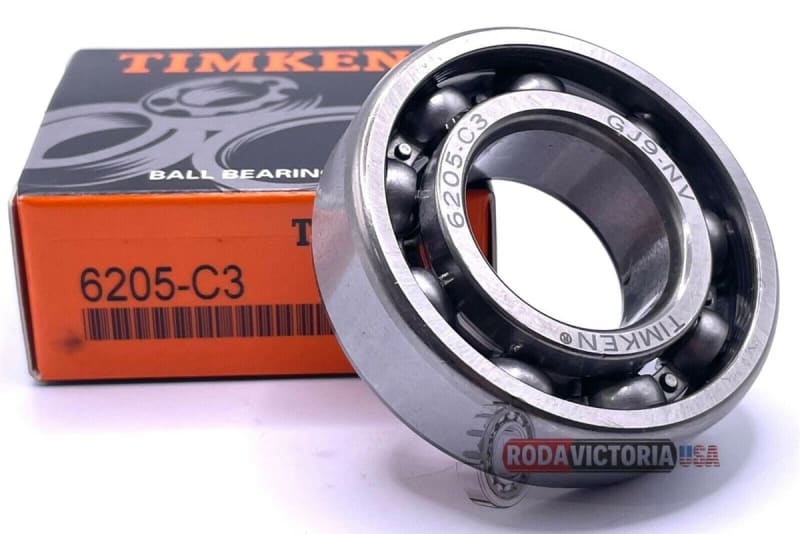TIMKEN 6205 C3 Deep Groove Ball Bearing Bearing, Open, No Seals 25x52x15 mm