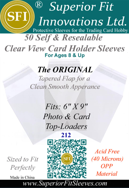 photo of Superior Fit Sleeves for 6 x 9 Photo Top Loaders