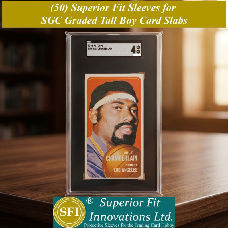 photo of Superior Fit Sleeves for  SGC Tall Boy Card Slabs