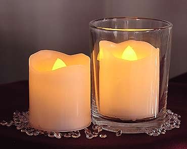Battery melted votives