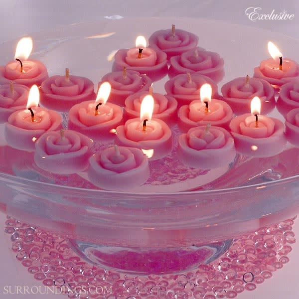 PINK ROSE BUDS QUALITY PREMIUM - Eco Candle Project