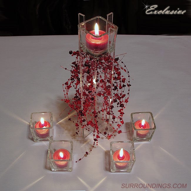 Cube Riser Candle Centerpiece kit