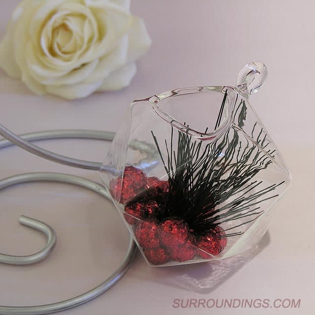 Hanging Pixel Glass Vase