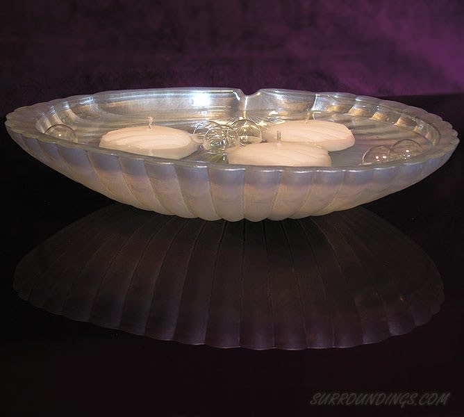 glass shell bowl