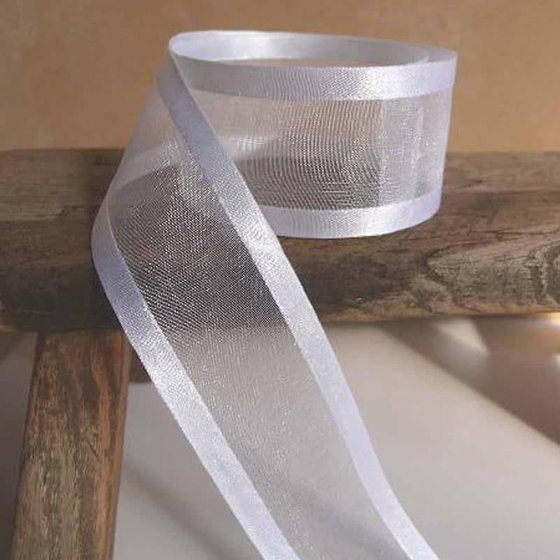 Satin edge sheer ribbon